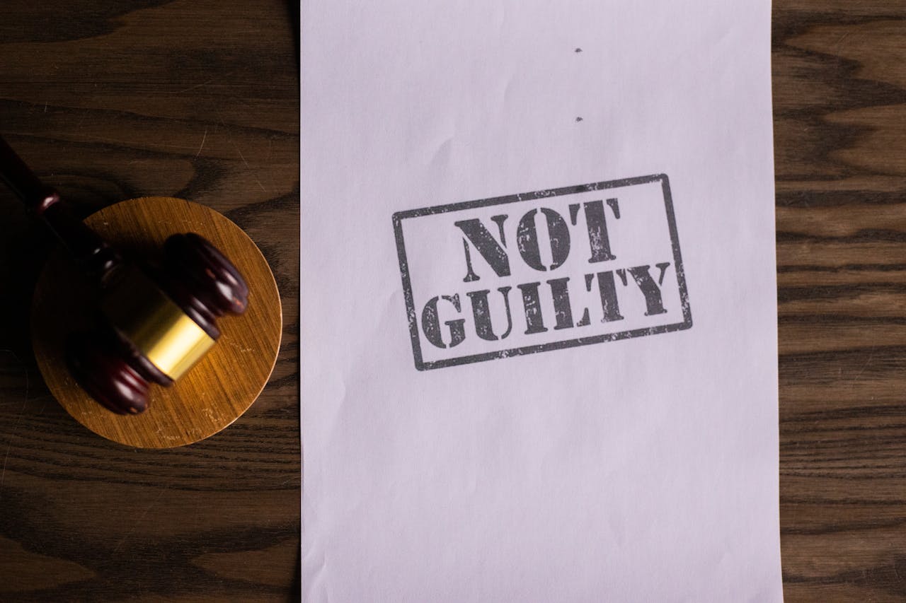 Not Guilty and a Gavel